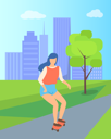 پیش‌نمایش فایل girl-doing-skateboarding-10709833 از پک فعالیت افراد