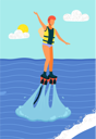پیش‌نمایش فایل girl-enjoying-water-jetpack-10709846 از پک فعالیت افراد