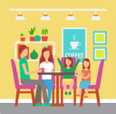 پیش‌نمایش فایل sweet-family-sitting-in-cafe-10709850 از پک فعالیت افراد