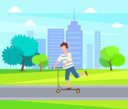 پیش‌نمایش فایل boy-driving-push-scooter-10709824 از پک فعالیت افراد