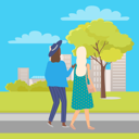 پیش‌نمایش فایل couple-in-park-10709818 از پک فعالیت افراد