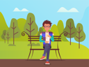پیش‌نمایش فایل boy-sitting-on-bench-10709422 از پک فعالیت افراد