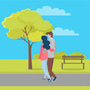 پیش‌نمایش فایل couple-walking-in-park-10709421 از پک فعالیت افراد
