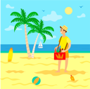 پیش‌نمایش فایل man-selling-drinks-on-beach-10709418 از پک فعالیت افراد
