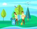 پیش‌نمایش فایل people-cleaning-garbage-in-city-park-area-10709413 از پک فعالیت افراد