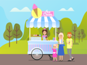 پیش‌نمایش فایل woman-selling-ice-cream-on-stall-10709408 از پک فعالیت افراد
