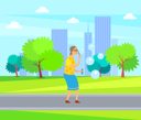 پیش‌نمایش فایل aged-woman-with-soap-bubbles-in-park-10708917 از پک فعالیت پارک