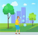 پیش‌نمایش فایل aged-woman-with-soap-bubbles-in-park-10708922 از پک فعالیت پارک