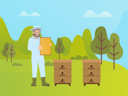 پیش‌نمایش فایل beekeeper-with-honey-comb-10708933 از پک فعالیت پارک