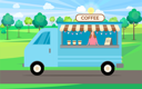 پیش‌نمایش فایل coffee-shop-truck-with-woman-selling-beverage-10708910 از پک فعالیت پارک