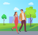 پیش‌نمایش فایل couple-walking-in-park-10708903 از پک فعالیت پارک