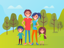 پیش‌نمایش فایل family-in-park-10708901 از پک فعالیت پارک