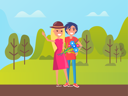 پیش‌نمایش فایل girl-and-boy-walking-in-park-10708902 از پک فعالیت پارک