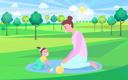 پیش‌نمایش فایل mom-and-daughter-playing-in-park-10708926 از پک فعالیت پارک