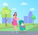 پیش‌نمایش فایل mother-walking-with-baby-in-stroller-10708927 از پک فعالیت پارک