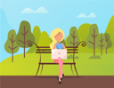 پیش‌نمایش فایل woman-sitting-on-bench-in-park-using-laptop-10708900 از پک فعالیت پارک