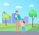 پیش‌نمایش فایل woman-walking-with-daughter-carrying-baby-in-park-10708928 از پک فعالیت پارک