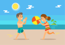 پیش‌نمایش فایل boy-and-girl-playing-with-ball-10709049 از پک فعالیت پارک