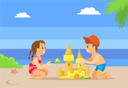 پیش‌نمایش فایل children-making-castle-on-beach-10709046 از پک فعالیت پارک
