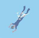 پیش‌نمایش فایل diver-in-flippers-and-mask-diving-10709038 از پک فعالیت پارک