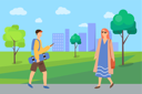 پیش‌نمایش فایل man-and-woman-going-in-park-10709021 از پک فعالیت پارک