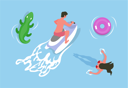 پیش‌نمایش فایل people-enjoying-water-activities-10709030 از پک فعالیت پارک