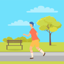 پیش‌نمایش فایل young-boy-running-in-park-10709018 از پک فعالیت پارک