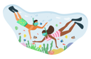پیش‌نمایش فایل girls-are-doing-snorkeling-10992886 از پک فعالیت افراد