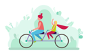 پیش‌نمایش فایل mother-and-daughter-are-cycling-together-10992692 از پک فعالیت افراد