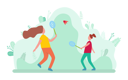 پیش‌نمایش فایل mother-and-daughter-are-playing-with-butterflies-10992706 از پک فعالیت افراد
