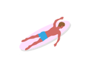 پیش‌نمایش فایل boy-is-relaxing-on-pool-bed-10992676 از پک فعالیت افراد