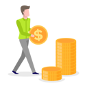 پیش‌نمایش فایل businessman-is-arranging-coin-stack-10992683 از پک فعالیت افراد