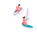 پیش‌نمایش فایل couple-is-enjoying-water-activities-10992634 از پک فعالیت افراد