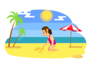 پیش‌نمایش فایل girl-draws-on-sand-10992642 از پک فعالیت افراد