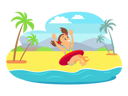 پیش‌نمایش فایل girl-is-enjoying-at-beach-10992645 از پک فعالیت افراد