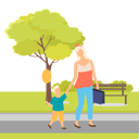پیش‌نمایش فایل mother-and-son-are-enjoying-in-park-10992630 از پک فعالیت افراد