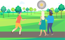 پیش‌نمایش فایل people-are-watching-solar-eclipse-from-garden-10992626 از پک فعالیت افراد