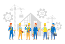 پیش‌نمایش فایل construction-workers-are-working-as-team-10992562 از پک فعالیت افراد