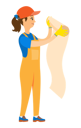 پیش‌نمایش فایل female-carpenter-is-fixing-house-tools-10992568 از پک فعالیت افراد