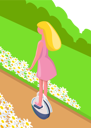پیش‌نمایش فایل woman-is-riding-segway-in-park-10992553 از پک فعالیت افراد
