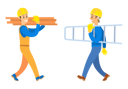 پیش‌نمایش فایل workers-are-building-house-10992563 از پک فعالیت افراد