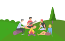 پیش‌نمایش فایل boys-are-enjoying-at-forest-camp-10992549 از پک فعالیت افراد