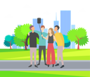 پیش‌نمایش فایل friends-are-clicking-pictures-on-phone-10992533 از پک فعالیت افراد