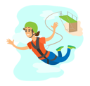 پیش‌نمایش فایل girl-is-doing-bungee-jumping-10992543 از پک فعالیت افراد