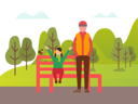 پیش‌نمایش فایل father-is-spending-time-with-her-daughter-10988738 از پک فعالیت افراد