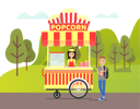 پیش‌نمایش فایل lady-is-standing-at-popcorn-stall-10988737 از پک فعالیت افراد
