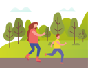 پیش‌نمایش فایل mother-and-son-are-playing-in-garden-10988742 از پک فعالیت افراد