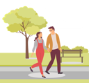 پیش‌نمایش فایل couple-are-enjoying-their-walk-10988696 از پک فعالیت افراد