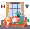 پیش‌نمایش فایل family-is-watching-movie-together-10988707 از پک فعالیت افراد