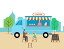 پیش‌نمایش فایل father-and-daughter-are-drinking-coffee-10988708 از پک فعالیت افراد